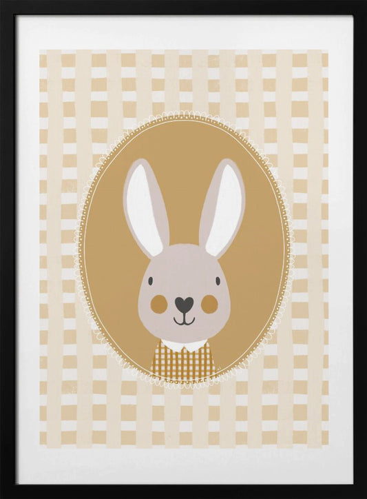 English Farmhouse Bunny - Art Print by Menina Lisboa
