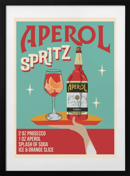 Aperol Spritz - Art Print by WallChart Art Studio