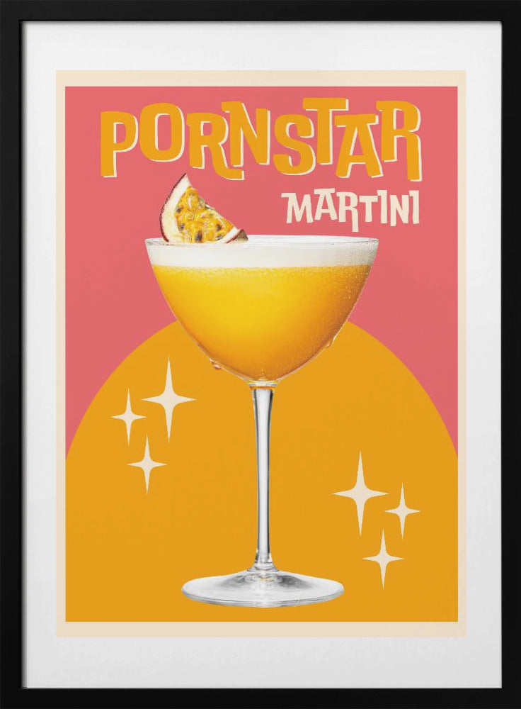 Pornstar Martini - Art Print by WallChart Art Studio