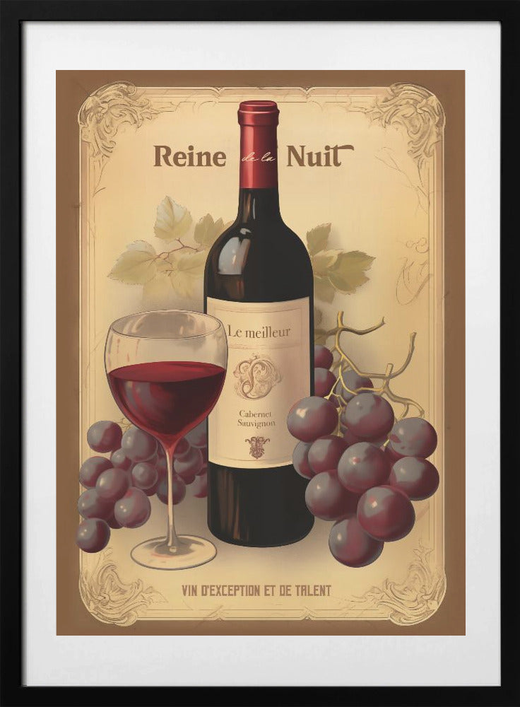 Reine De La Nuit - Art Print by Andreas Magnusson