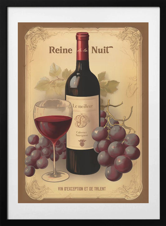 Reine De La Nuit - Art Print by Andreas Magnusson