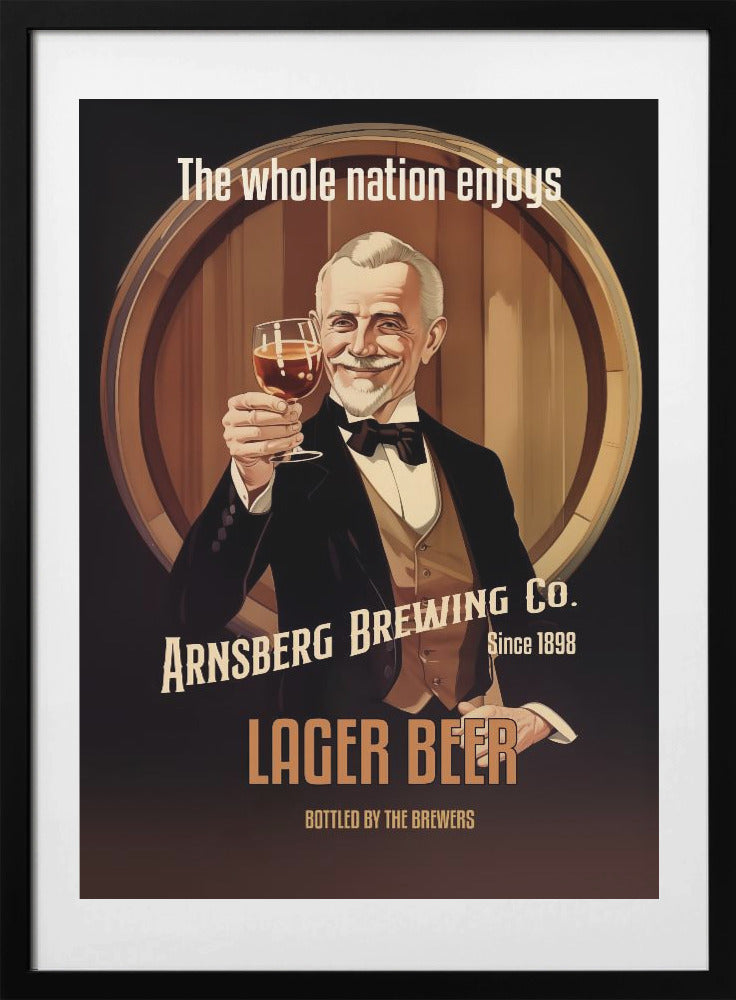 Lager Beer - Art Print by Andreas Magnusson