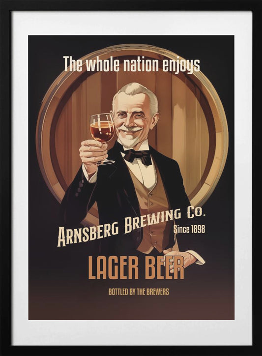 Lager Beer - Art Print by Andreas Magnusson