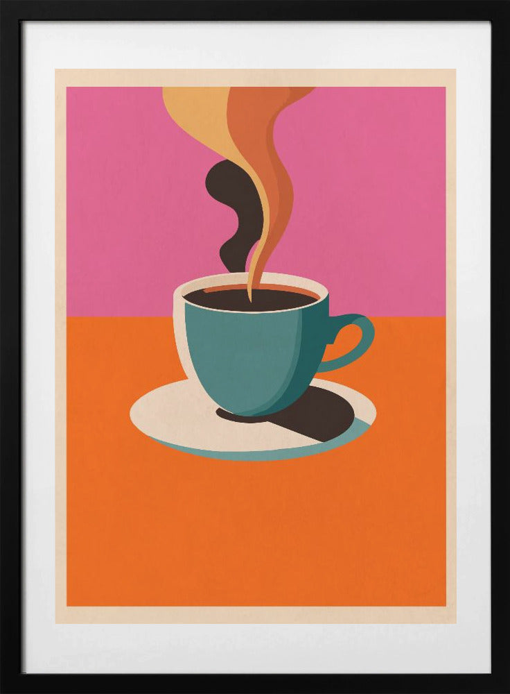 Coffee Steam - Art Print by WallChart Art Studio