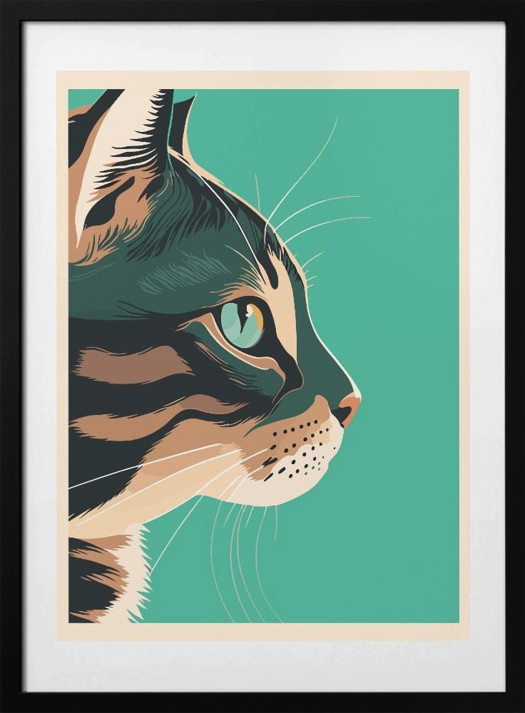 Cats Eye - Art Print by WallChart Art Studio