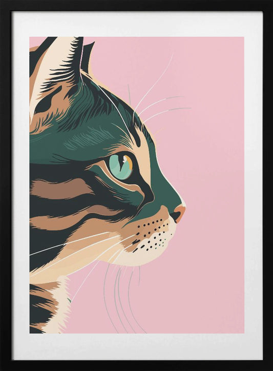 Cats Eye - Art Print by WallChart Art Studio