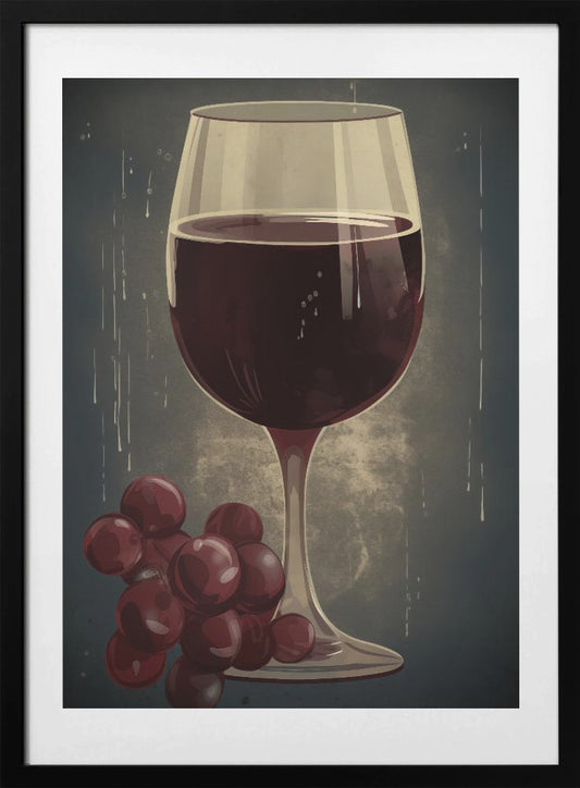 Red Red Wine No 1 - Art Print by Andreas Magnusson