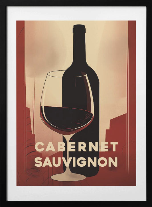 Red Red Wine No 3 - Art Print by Andreas Magnusson