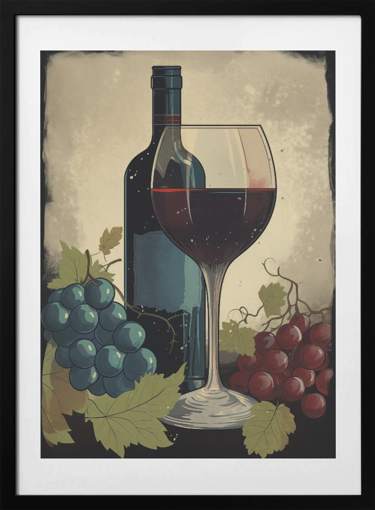 Red Red Wine No 4 - Art Print by Andreas Magnusson