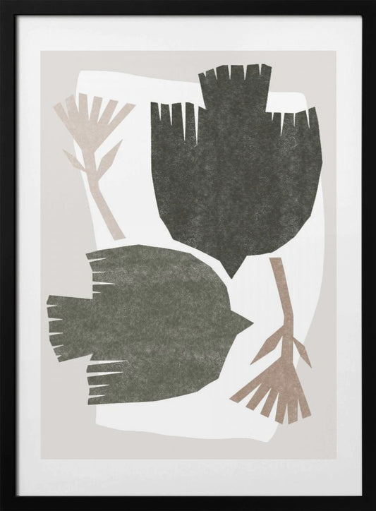 Abstract Birds Flight - Art Print by Treechild