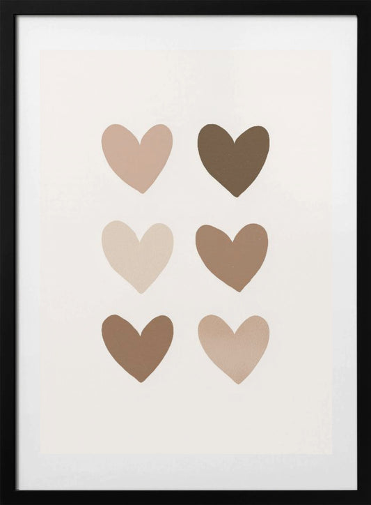 Harmony in Hearts - Art Print by Treechild