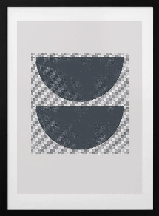 Monochrome Halves - Art Print by THE MIUUS STUDIO