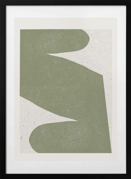 Gentle Green Flow - Art Print by THE MIUUS STUDIO