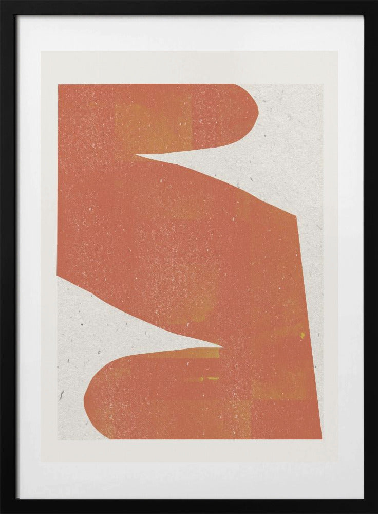 Orange Silhouette - Art Print by THE MIUUS STUDIO