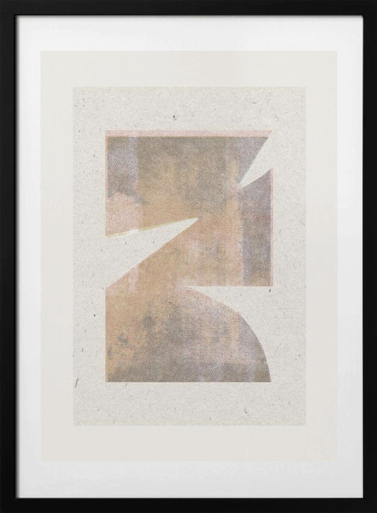 Geometric Echoes - Art Print by THE MIUUS STUDIO
