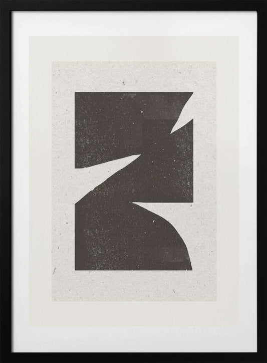 Fragmented Shape - Art Print by THE MIUUS STUDIO