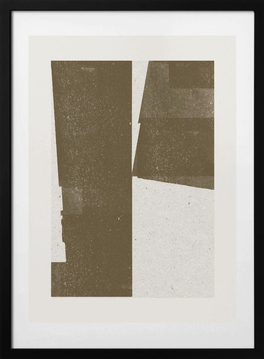 Muted Geometries - Art Print by THE MIUUS STUDIO