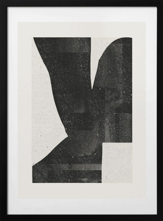 Dark Silhouette Form - Art Print by THE MIUUS STUDIO