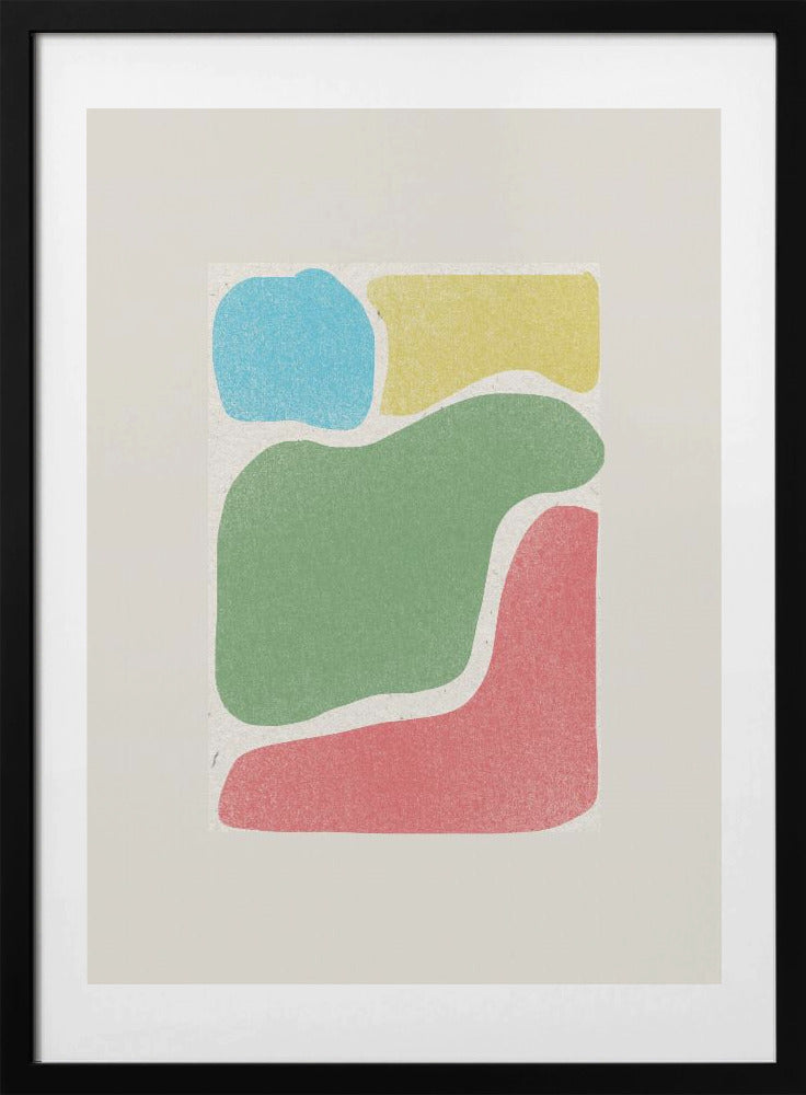 Colorful Forms - Art Print by THE MIUUS STUDIO