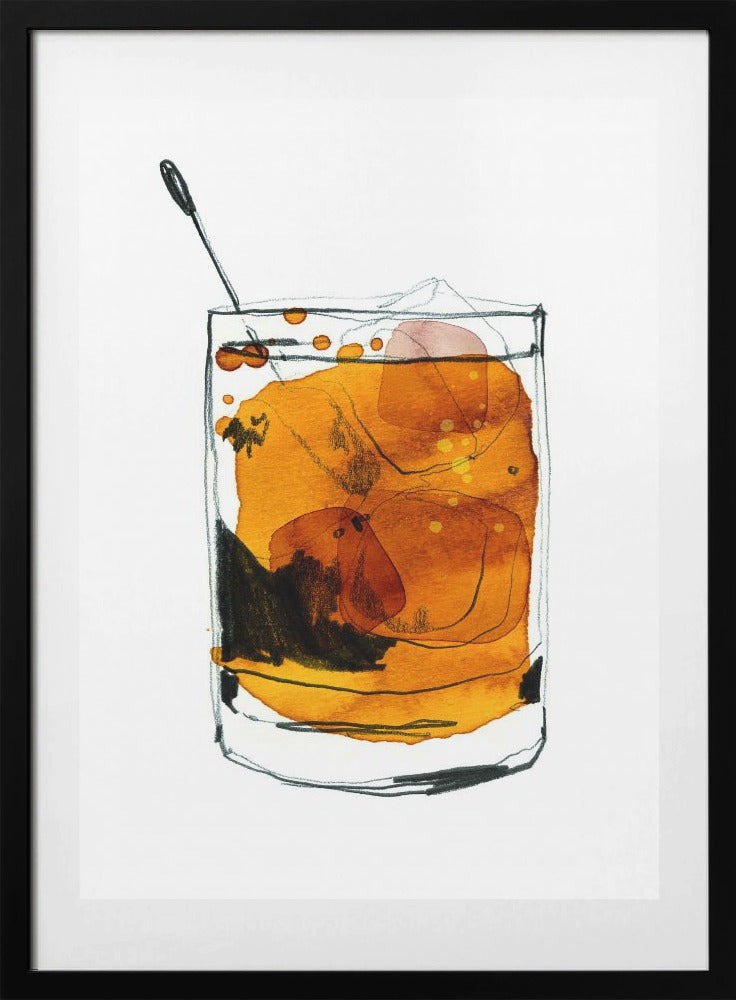 Whisky - Art Print by Ekaterina Koroleva