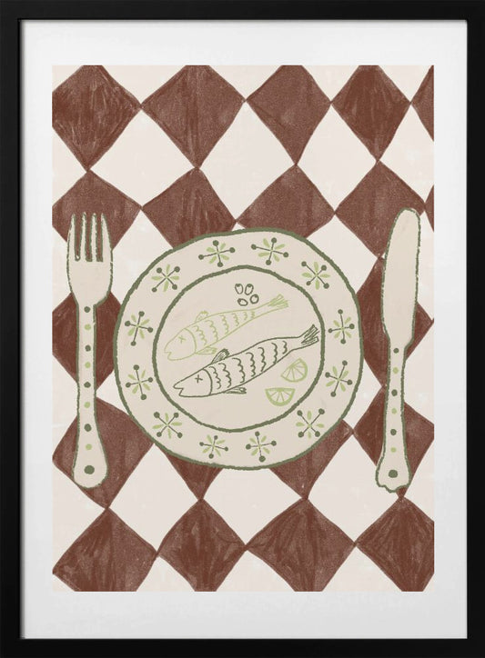 DINNER - Art Print by Gulcihan Ozguc