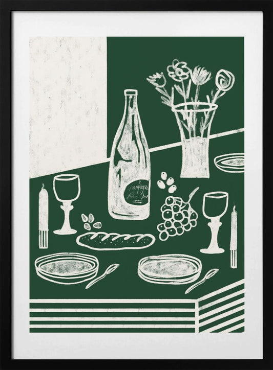 GREEN HARMONIA - Art Print by Gulcihan Ozguc