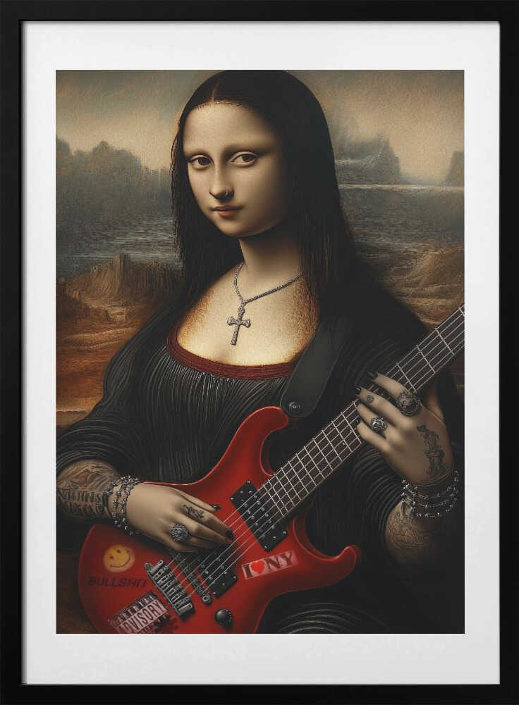 Lisa Revamped - Art Print by Dikhotomy