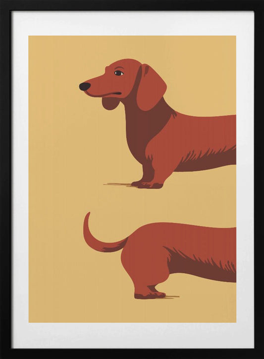 Dachshund - Art Print by Andreas Magnusson