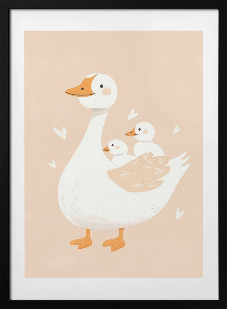 Duckling Joyride - Art Print by Treechild
