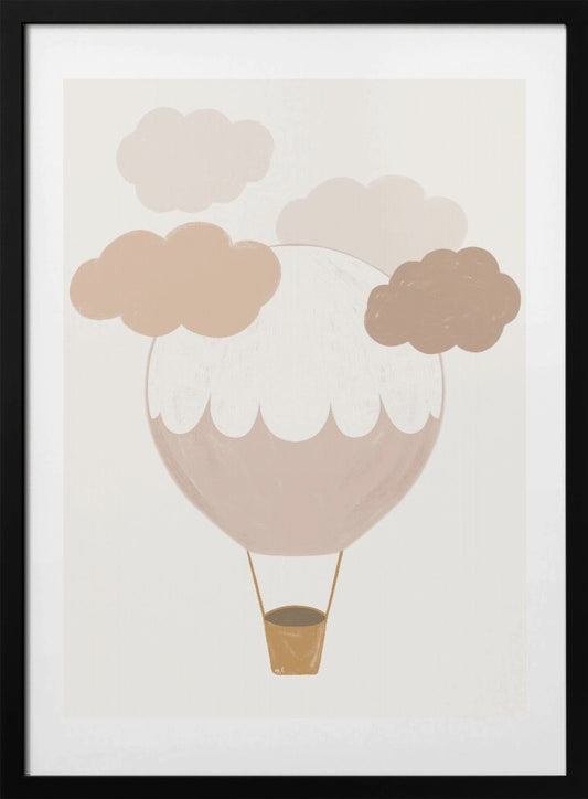 Hot Air Balloon - Art Print by Menina Lisboa