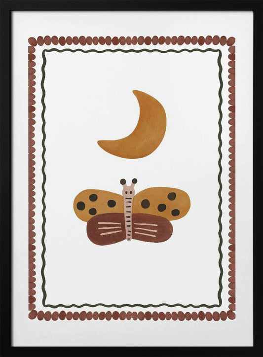 Lunar Flutter - Art Print by Treechild