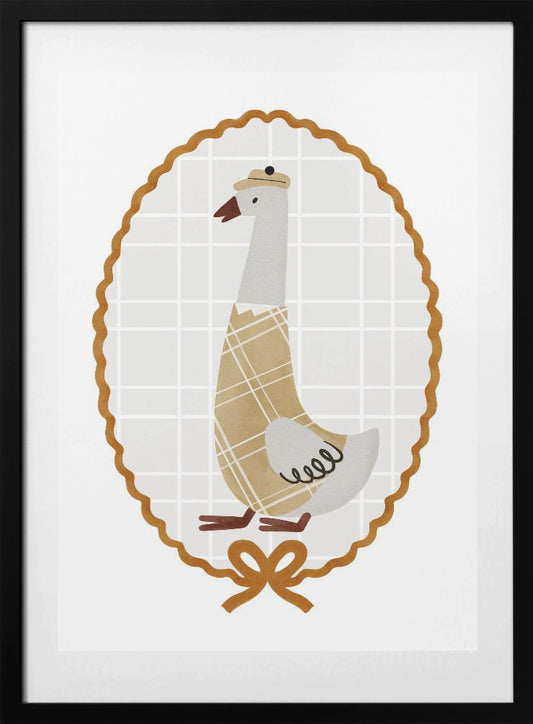 Chic Goose Couture - Art Print by Treechild