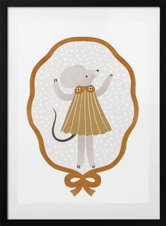 Dancing Mouse Delight - Art Print by Treechild