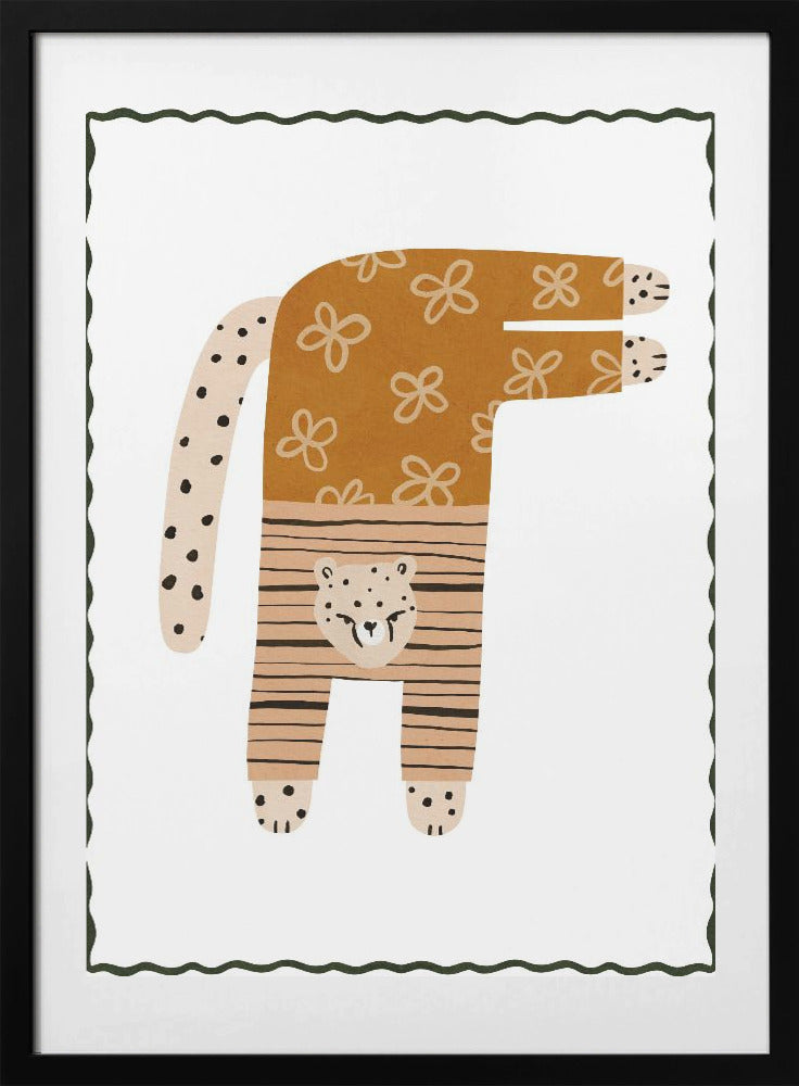 Whimsical Cheetah - Art Print by Treechild