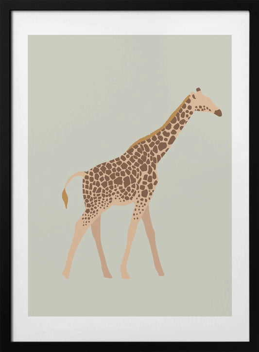Graceful Giraffe - Art Print by Treechild