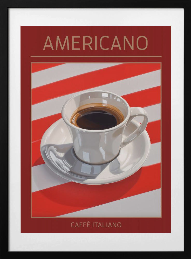 Americano Coffee - Art Print by Andreas Magnusson