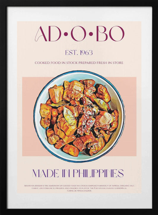 Filipino Adobo - Art Print by Nazma Khokhar