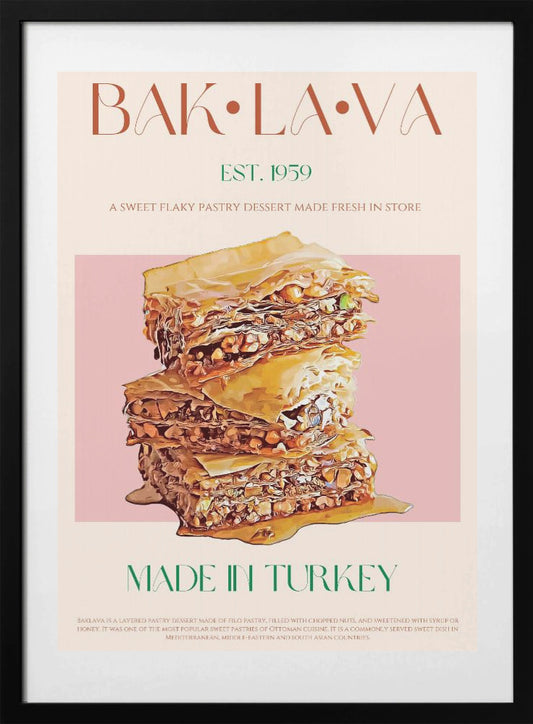 Turkish Delight Stack - Art Print by Nazma Khokhar