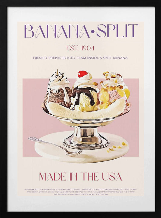 Delightful Banana Feast - Art Print by Nazma Khokhar