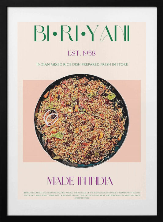 Spice Biryani - Art Print by Nazma Khokhar