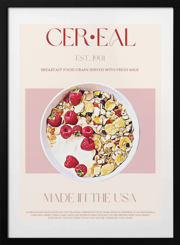 Berry Breakfast Bliss - Art Print by Nazma Khokhar