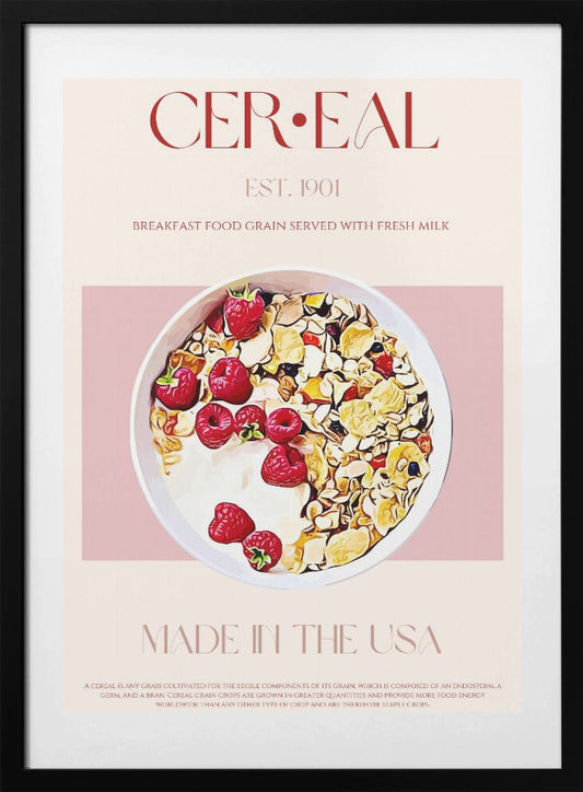 Berry Breakfast Bliss - Art Print by Nazma Khokhar