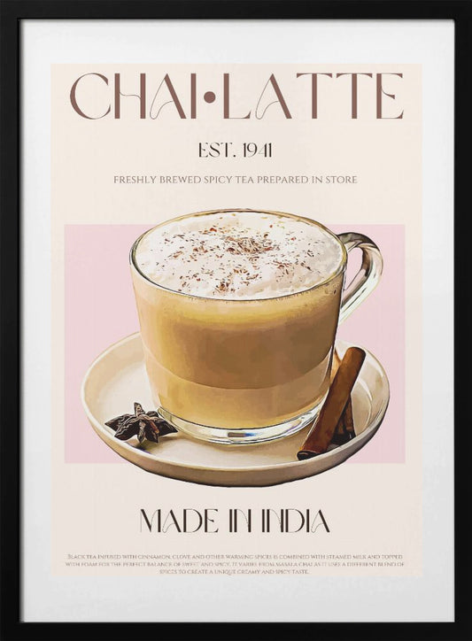 Spiced Delight Brew - Art Print by Nazma Khokhar