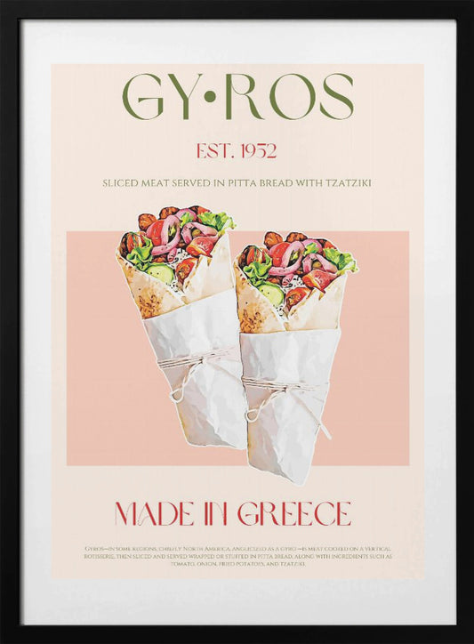 Greek Flavor Delight - Art Print by Nazma Khokhar