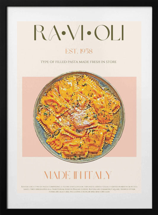 Italian Origin And Fresh Ingredients - Art Print by Nazma Khokhar