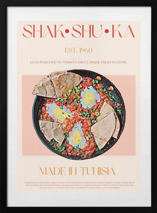 Tunisian Shakshuka - Art Print by Nazma Khokhar