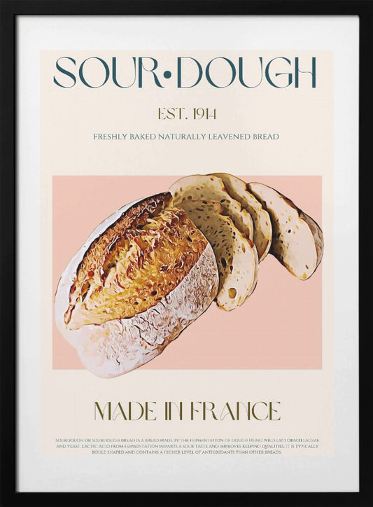 French Bread Delight - Art Print by Nazma Khokhar