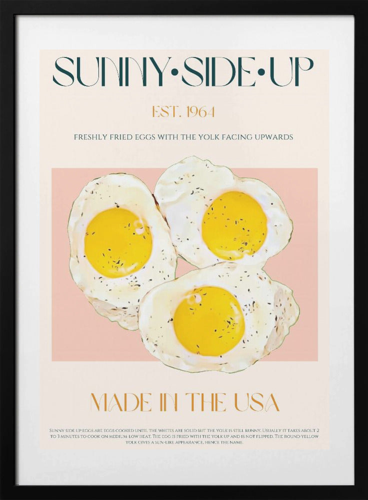 Sunny Side Up - Art Print by Nazma Khokhar