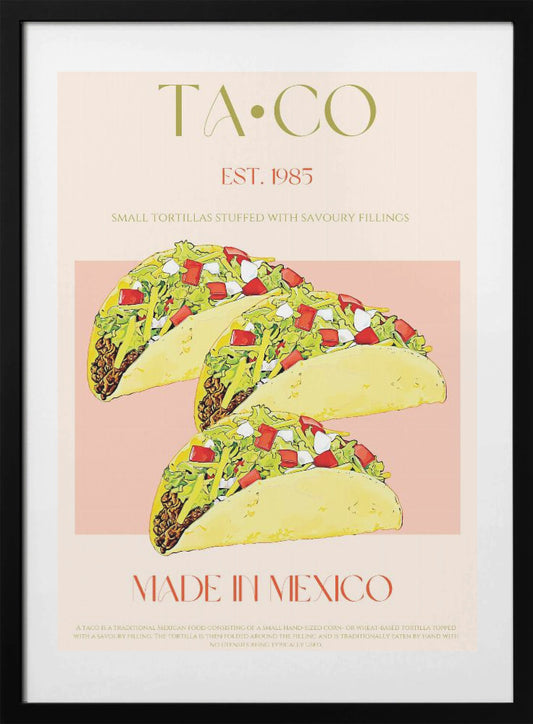 Taco Delight - Art Print by Nazma Khokhar