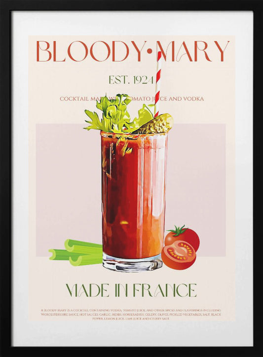 Classic Cocktail Delight - Art Print by Nazma Khokhar